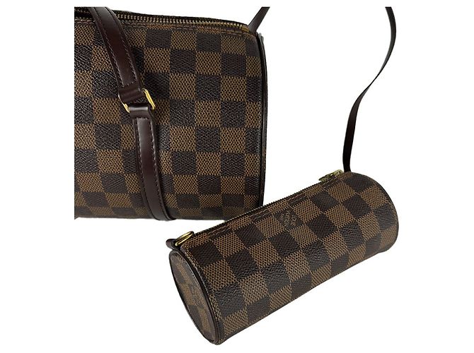Borsa Louis Vuitton Damier Papillon Marrone Damier ebene - vista 11