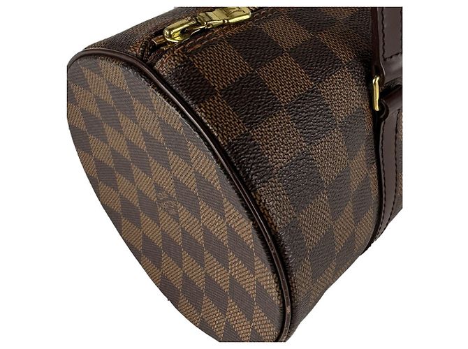 Borsa Louis Vuitton Damier Papillon Marrone Damier ebene - vista 7