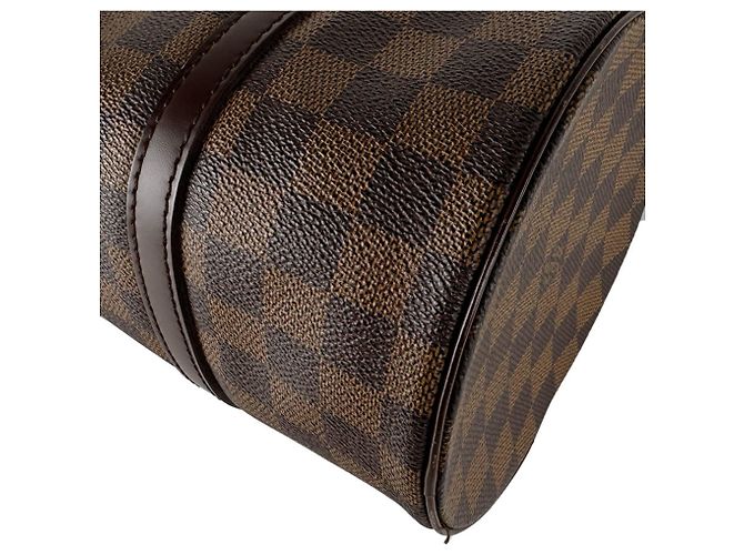 Borsa Louis Vuitton Damier Papillon Marrone Damier ebene - vista 8