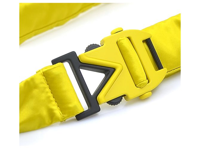 Borsa Sling Bottega Veneta in raso giallo - vista 10