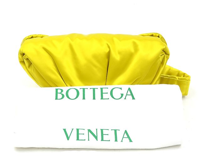 Borsa Sling Bottega Veneta in raso giallo - vista 12