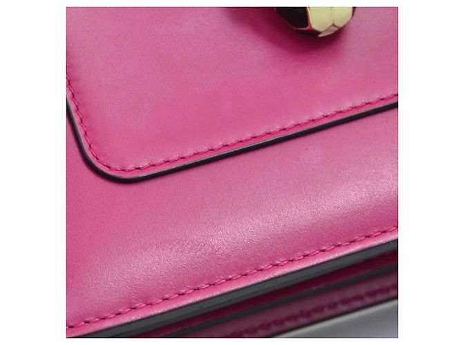 Bulgari Borsa in pelle Bvlgari Serpenti Forever Rosa - vista 11