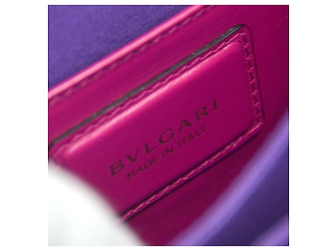 Bulgari Borsa in pelle Bvlgari Serpenti Forever Rosa - vista 15