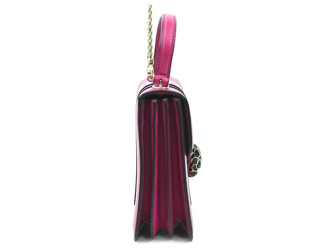 Bulgari Borsa in pelle Bvlgari Serpenti Forever Rosa - vista 2
