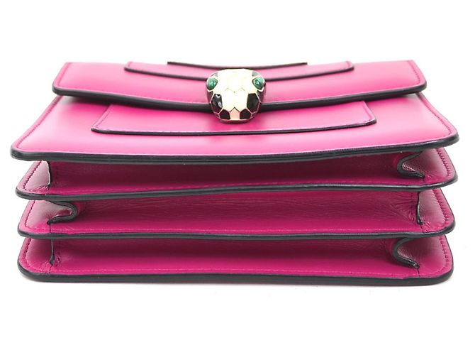 Bulgari Borsa in pelle Bvlgari Serpenti Forever Rosa - vista 4