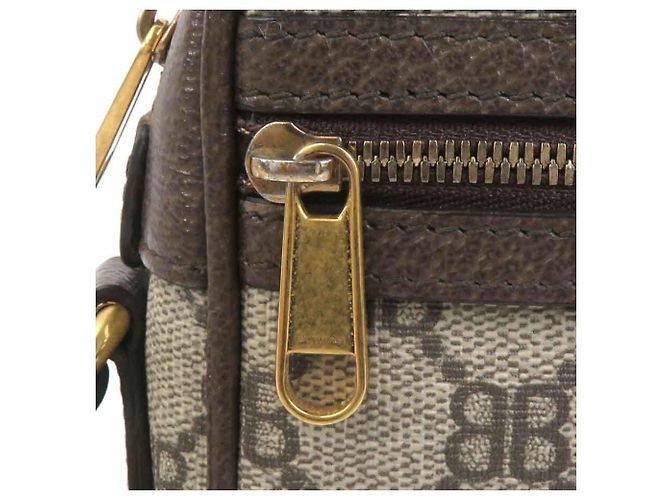 Borsa a tracolla Balenciaga x Gucci Marrone - vista 11