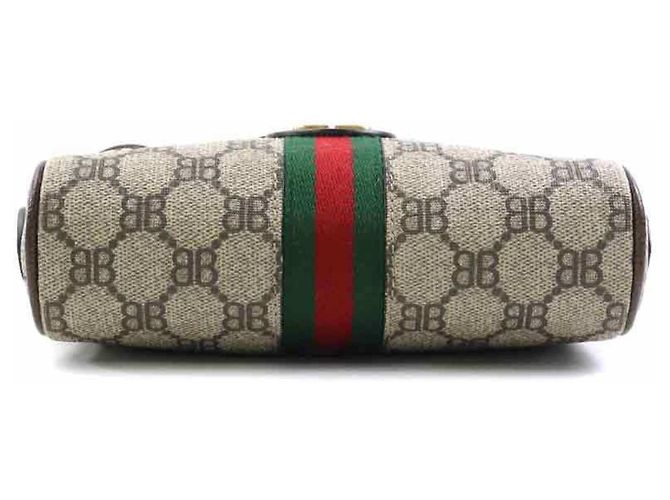 Borsa a tracolla Balenciaga x Gucci Marrone - vista 4