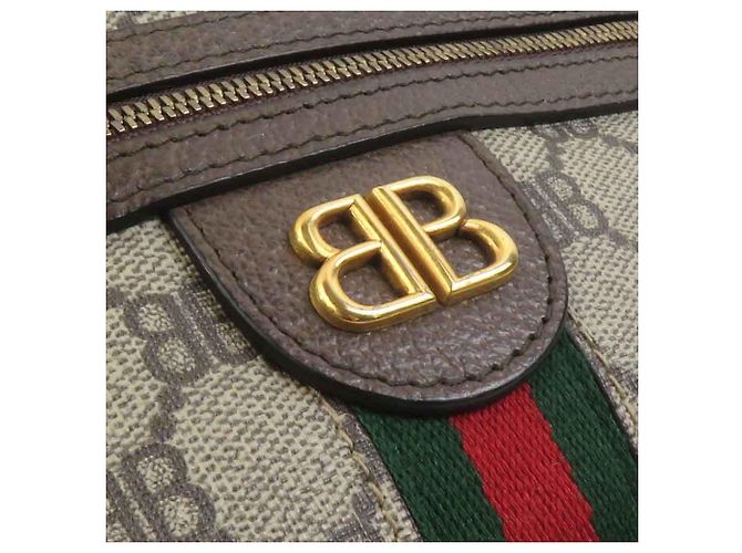 Borsa a tracolla Balenciaga x Gucci Marrone - vista 9