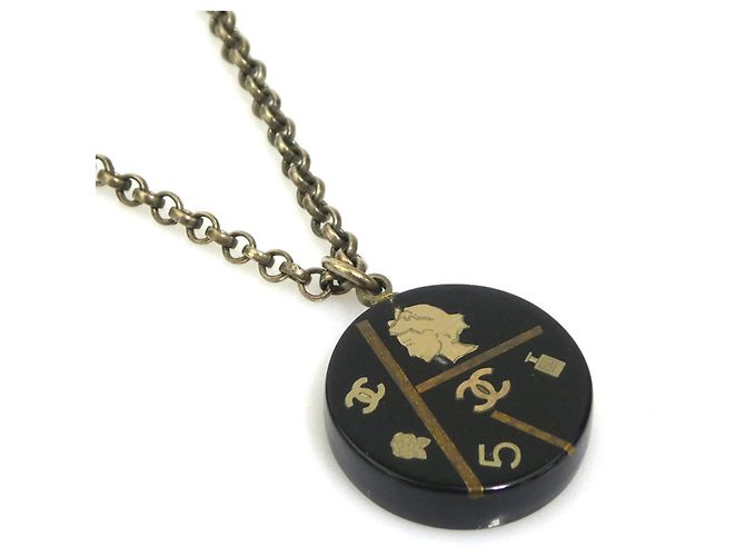 Timeless Collana Chanel Coco Mark Nero D'oro - vista 2