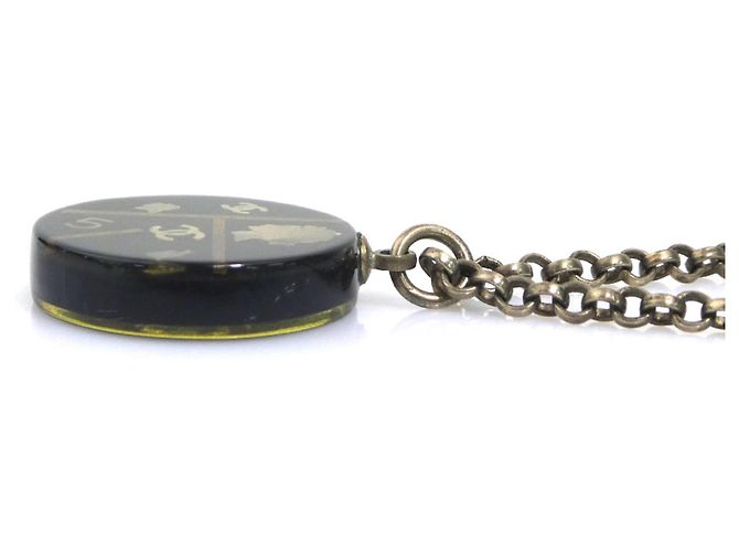 Timeless Collana Chanel Coco Mark Nero D'oro - vista 3