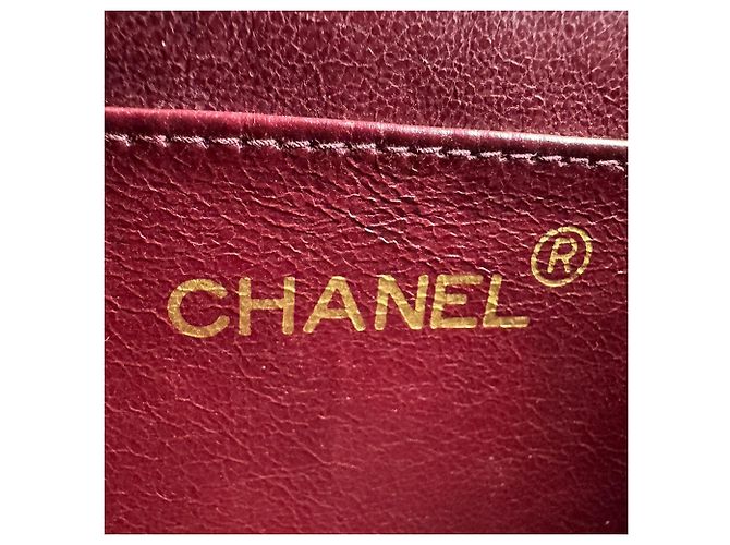 Borsa a tracolla Chanel Matelassé in pelle d'agnello Nero - vista 12