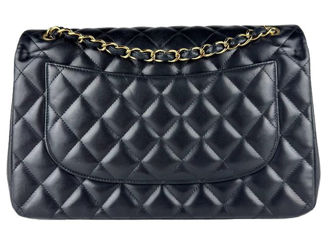 Timeless Borsa a tracolla Chanel Matelassé Double Flap Nero - vista 3