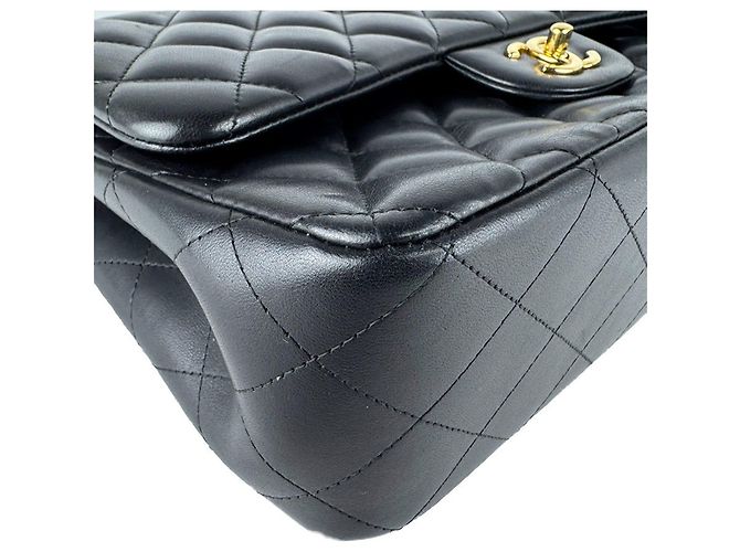 Timeless Borsa a tracolla Chanel Matelassé Double Flap Nero - vista 8