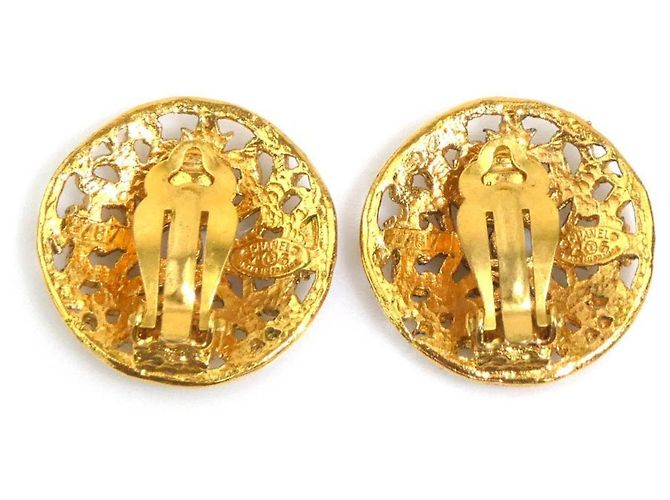 Orecchini a clip Chanel Gold D'oro - vista 5