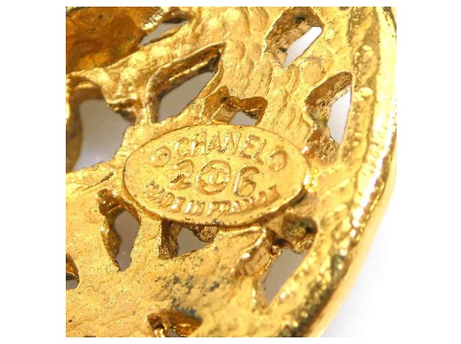 Orecchini a clip Chanel Gold D'oro - vista 9