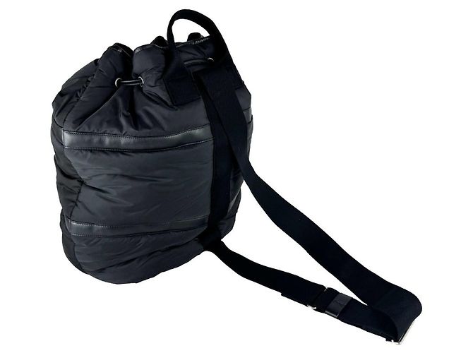 Borsa a tracolla in nylon Saint Laurent Nero - vista 10