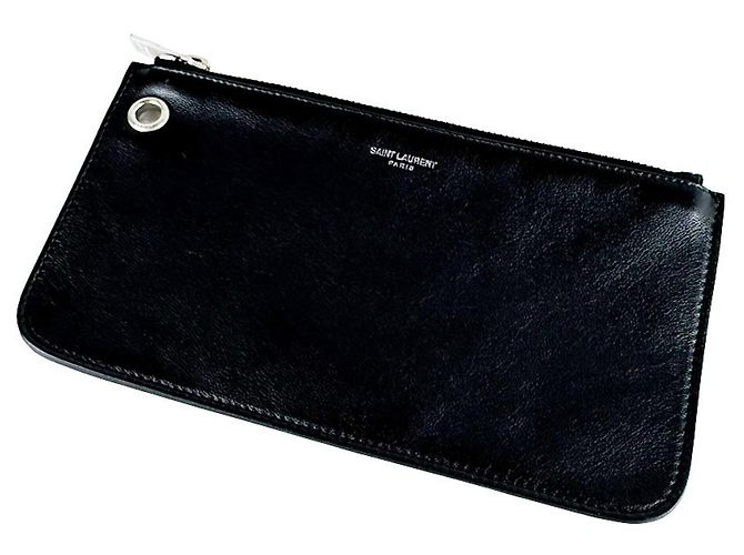 Borsa a tracolla in nylon Saint Laurent Nero - vista 12