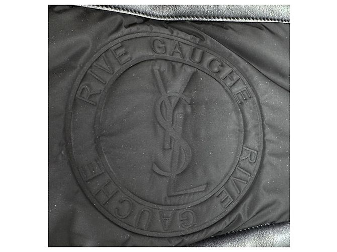 Borsa a tracolla in nylon Saint Laurent Nero - vista 14