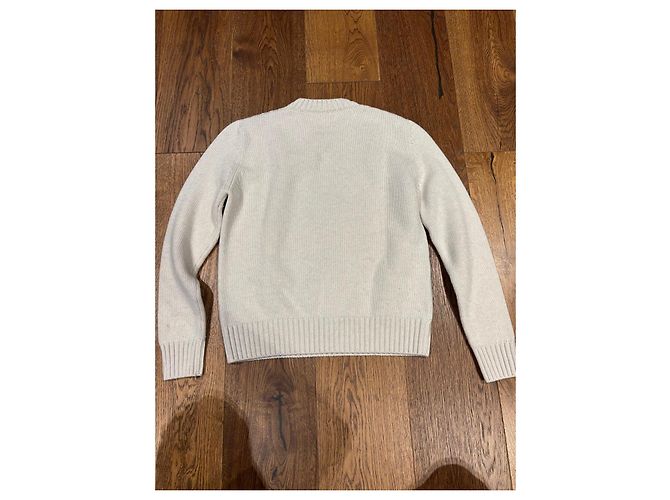 Camisola Prada em lã e cashmere bege - vista 10