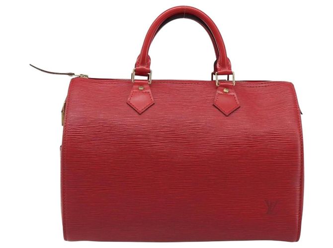 Louis Vuitton Speedy Epi Leather 30 Rosso - vista 2
