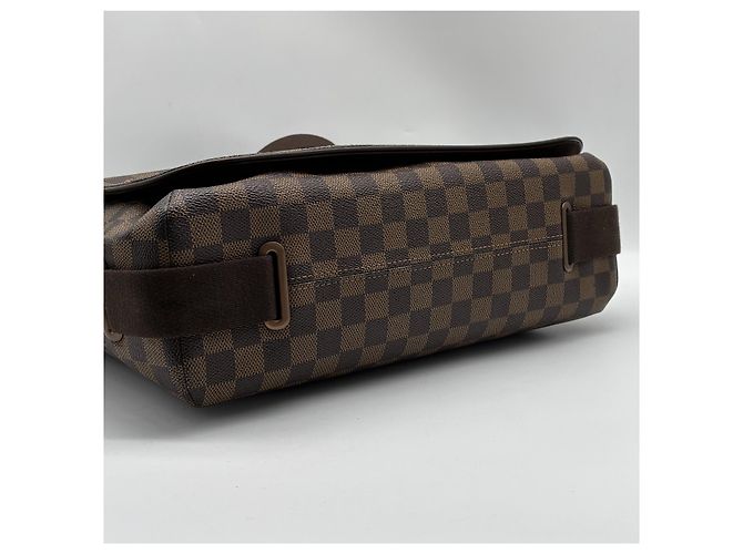 Louis Vuitton Brooklyn Damier MM Marrone - vista 3