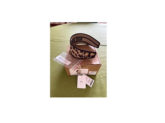 Cerchietto Christian Dior Stampa Leopardata Marrone Stampa leopardo - vista 6