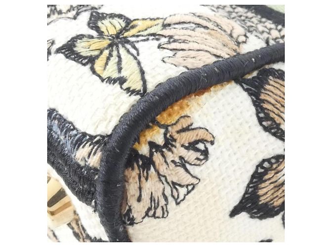 Borsa Christian Dior TOILE DE JOUY MEXICO Bianco Multicolore - vista 4