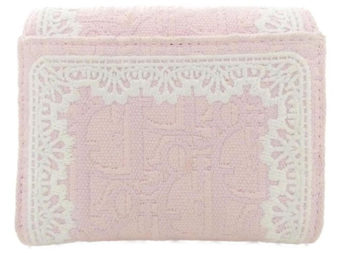 Christian Dior Oblique Lotus Geldbörse Pink - Ansicht 2