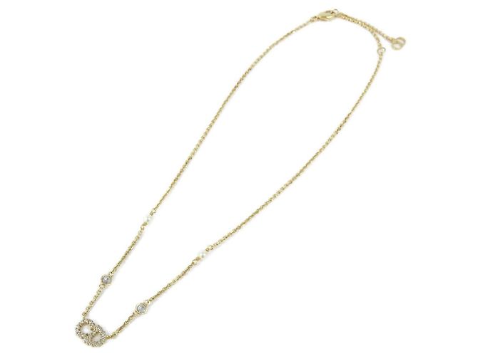 Collana Christian Dior Claire Di Lune Bianco D'oro - vista 2
