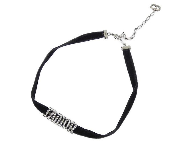 Choker Christian Dior J'Adior Nero Argento - vista 2