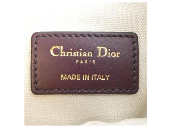 Borsa a tracolla Christian Dior DIOR OBLIQUE M1693DTZP Bordò - vista 10