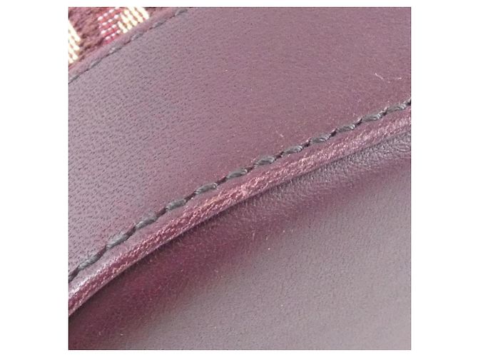 Borsa a tracolla Christian Dior DIOR OBLIQUE M1693DTZP Bordò - vista 4