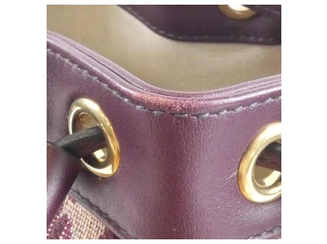 Borsa a tracolla Christian Dior DIOR OBLIQUE M1693DTZP Bordò - vista 5