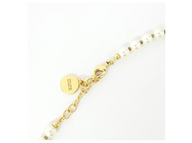 Collana Christian Dior 30 Montaigne N1116MTGRS Bianco D'oro - vista 3