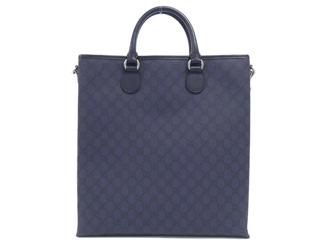 Borsa Gucci Ophidia Nero Blu navy - vista 2