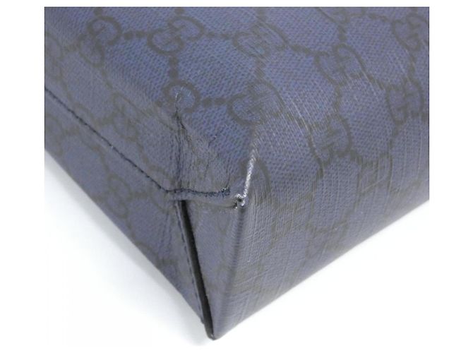 Borsa Gucci Ophidia Nero Blu navy - vista 3