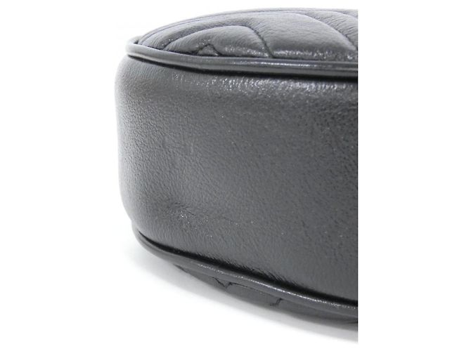 Borsa a tracolla Gucci GG Marmont 550154 0OLET Nero - vista 3