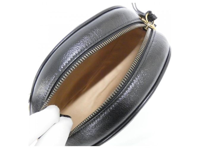 Borsa a tracolla Gucci GG Marmont 550154 0OLET Nero - vista 7