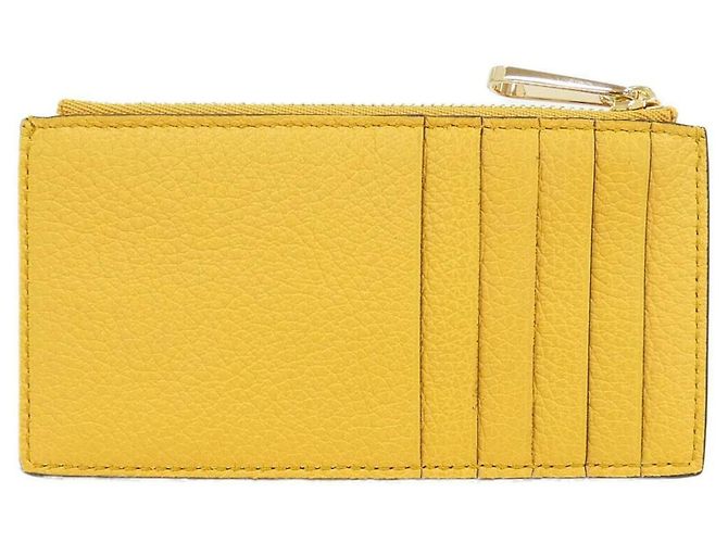Monedero Gucci de piel amarilla Amarillo - vista 2