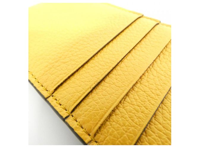 Monedero Gucci de piel amarilla Amarillo - vista 4