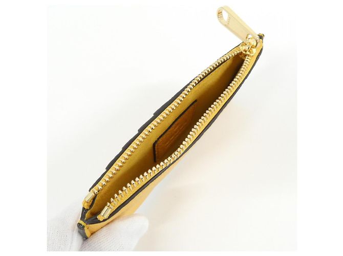 Monedero Gucci de piel amarilla Amarillo - vista 5