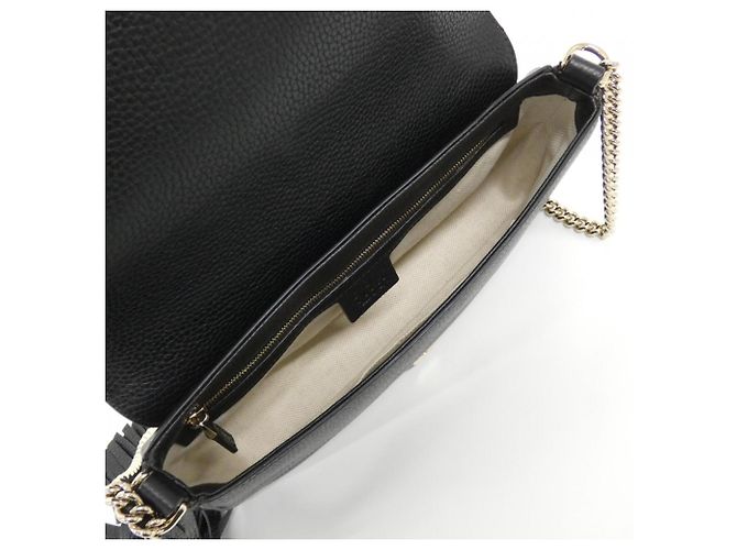 Borsa a tracolla Gucci 536224 A7M0G Nero - vista 6