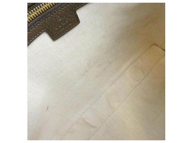 Bolsa de Ombro Gucci GG Canvas Marrom Camelo - vista 10