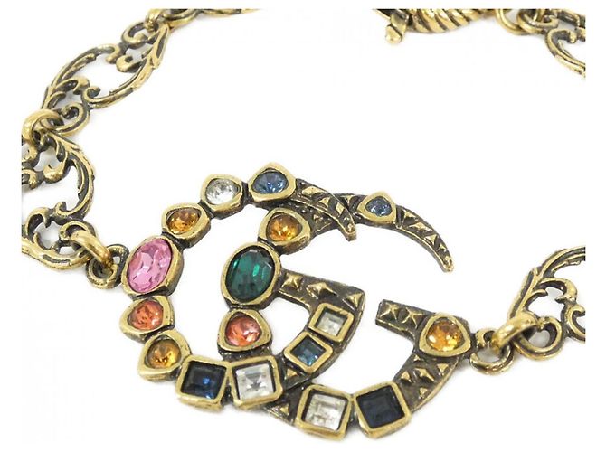 Bracciale con ciondoli Gucci Gold D'oro - vista 2