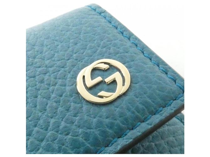 Cartera bi-fold Gucci de piel de becerro Naranja - vista 3