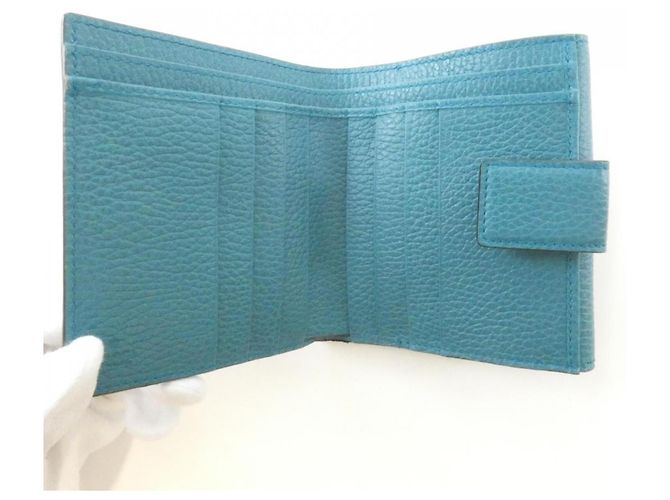 Cartera bi-fold Gucci de piel de becerro Naranja - vista 4