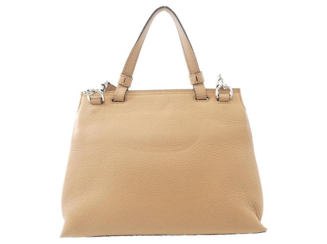 Borsa a mano Gucci in pelle beige - vista 2