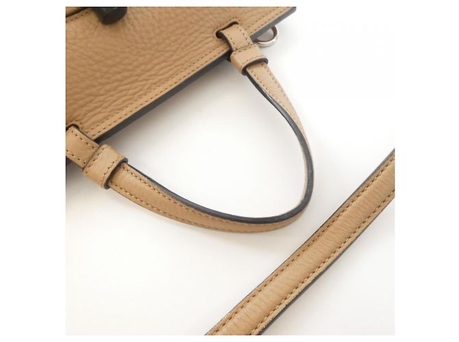 Borsa a mano Gucci in pelle beige - vista 5