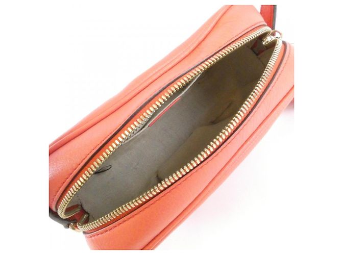 Borsa a tracolla in pelle Gucci - Pink Rosa - vista 6