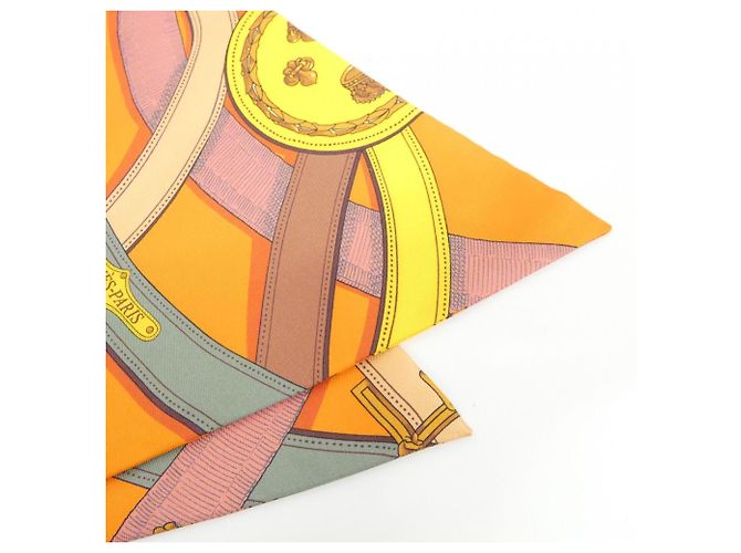 Hermès Sciarpa Maxi Twilly Hermes Arancione - vista 2